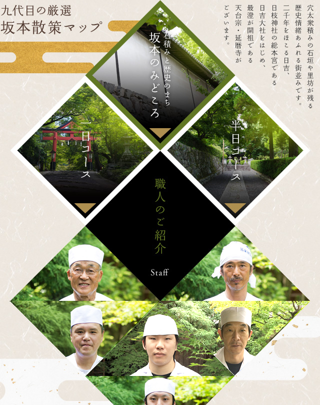 九代目店主の厳選坂本散策マップ